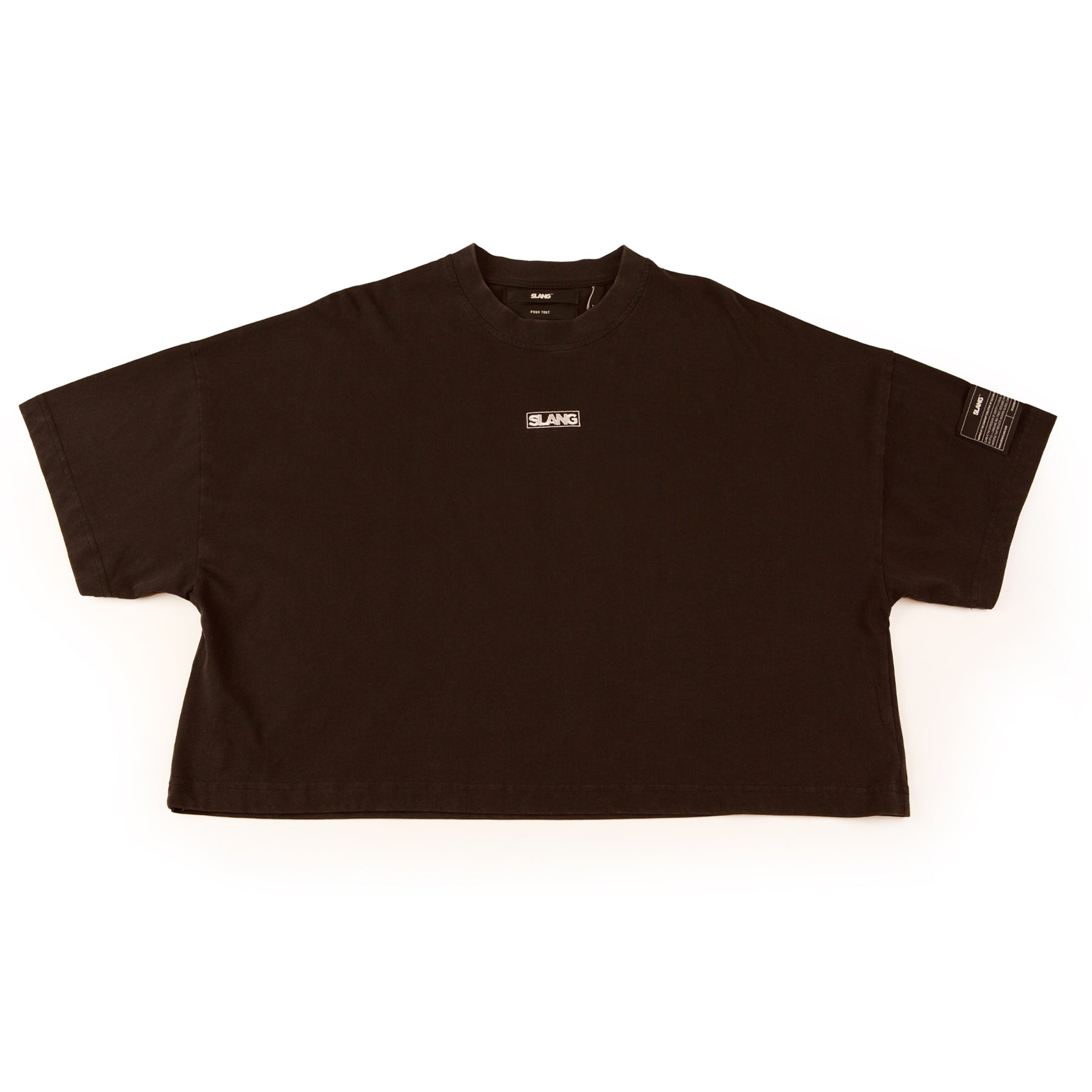 Vintage Black Cropped Tee