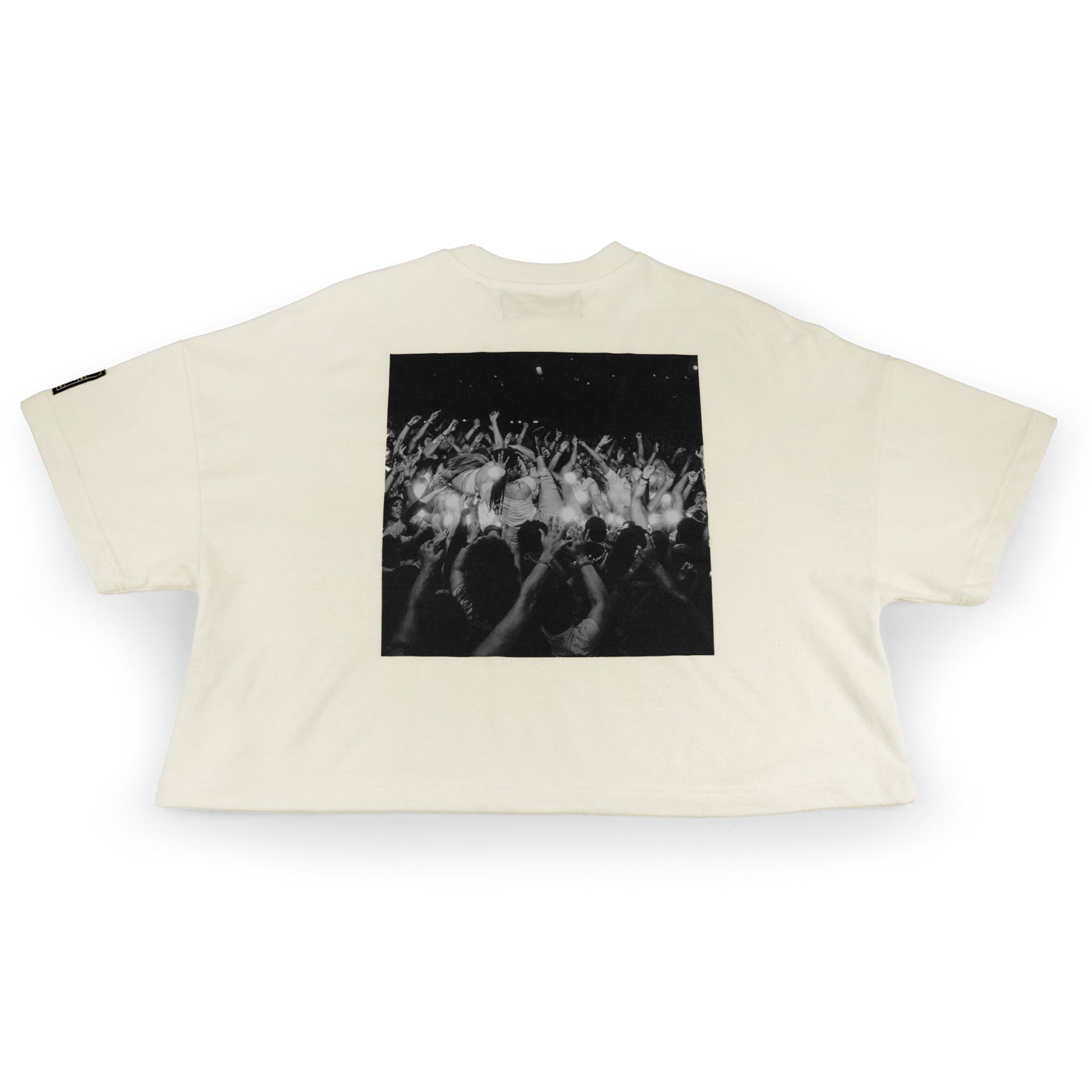 Vintage White Cropped Tee