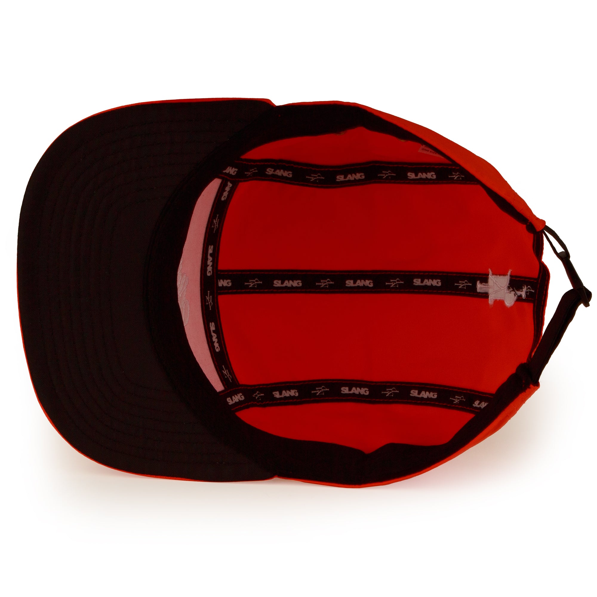 Orange Script 5-Panel Camp Hat