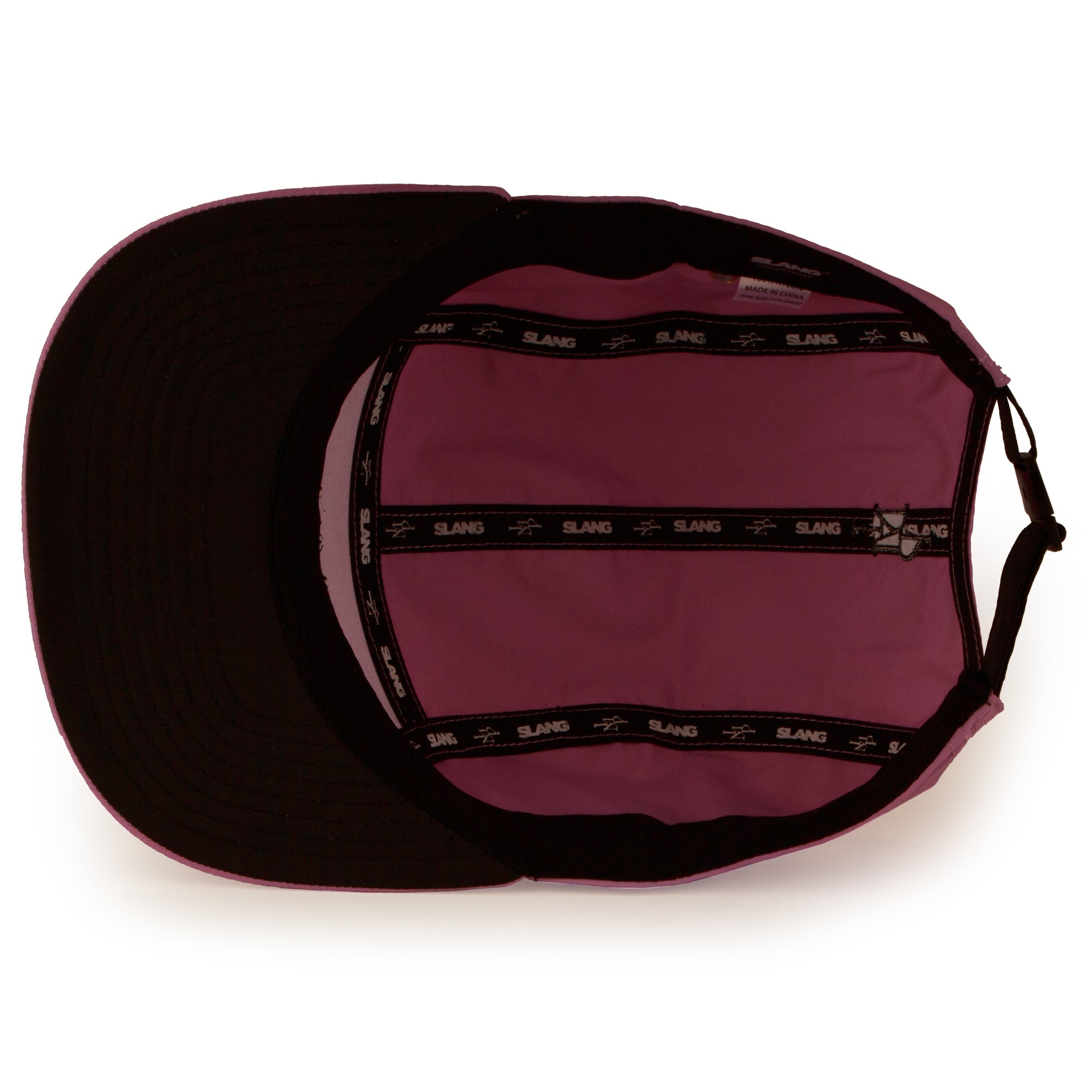 Purple Logo 5-Panel Camp Hat